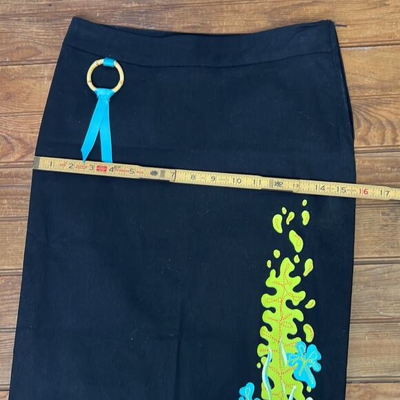 Women’s Lucky 13 Apparel black pencil skirt skull size small - Picture 5 of 9